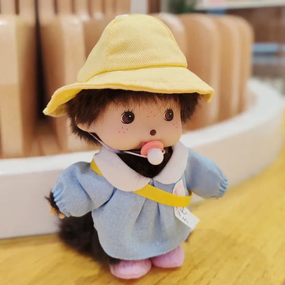Kawaii Meng Qiqi Dress-Up Doll Plush Pendant – Cute School Bag Accessory & Children’s Christmas Gift