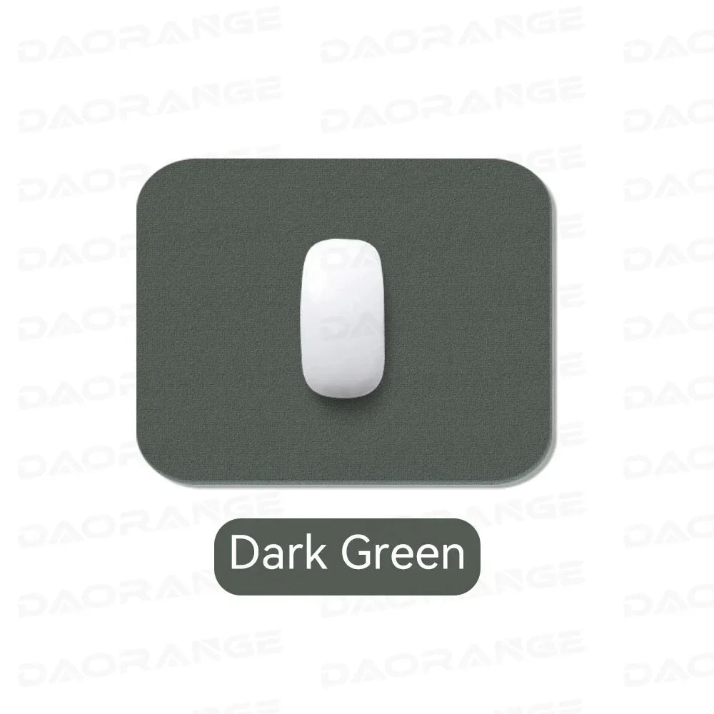 Creative Anti-Slip Leather Mouse Pad – Stylish Gaming & Office Desk Mat for Laptop, PC & MacBook