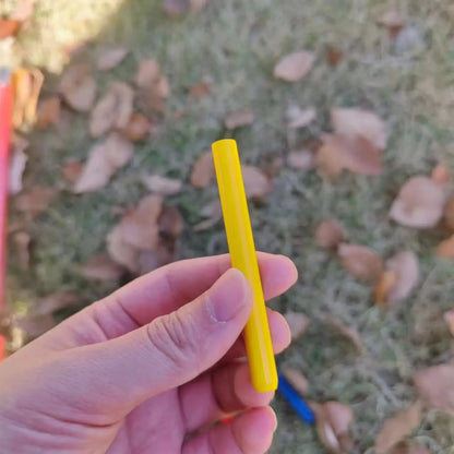 Portable Metal Smoke Tube Press – Multicolor Aluminum Alloy Spring Tubes