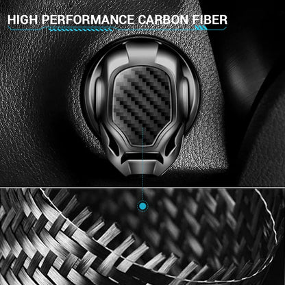Car Ignition Start Switch Cover – One-Key Engine Start/Stop Button Protector for Car & Motorcycle Interior Decoration