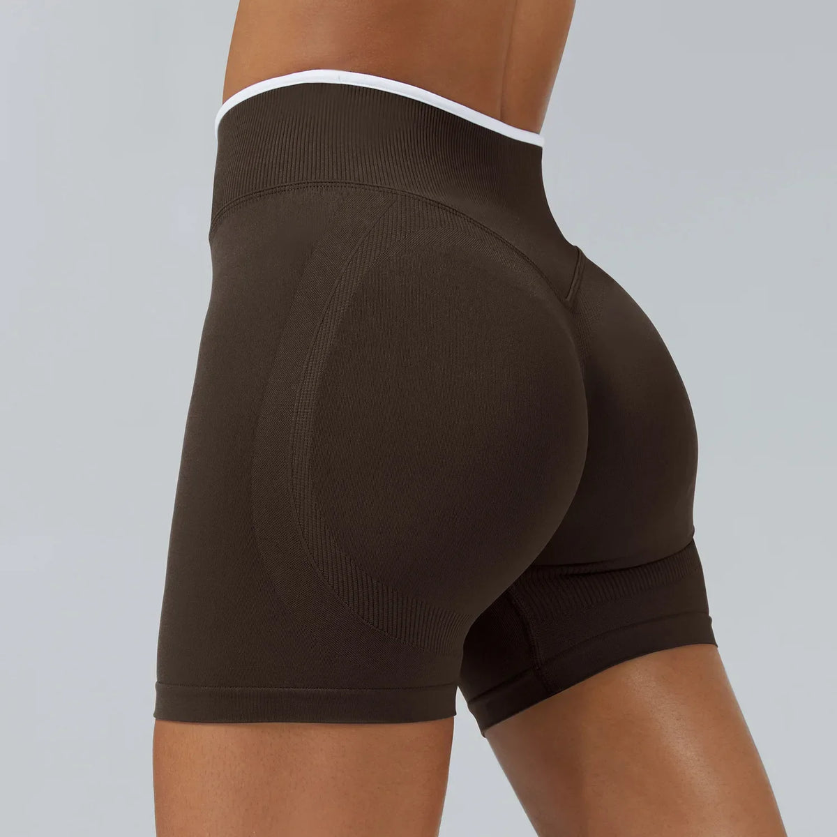 Women’s High Waist Seamless Yoga Shorts – Quick Dry Breathable Gym Fitness Sportswear Training Shorts