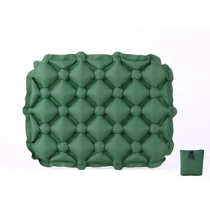 Foldable Inflatable Seat Cushion Moisture-Proof Lightweight Camping Chair Mat Water-Resistant Portable Space-Saving Car & Outdoor Seat Pad