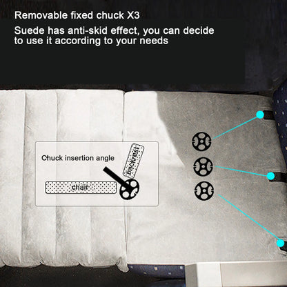 Adjustable Footrest Hammock - Portable Inflatable Bed for Car, Train, Airplane Travel, Camping - Comfortable Car Mattress for Babies and Adults - Essential Car Air Accessory