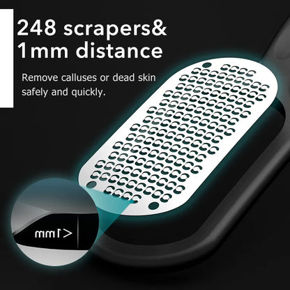 Professional Stainless Steel Callus Remover Foot File Scraper - Pedicure Tool for Dead Skin Removal, Heel & Feet Care - 1 Piece