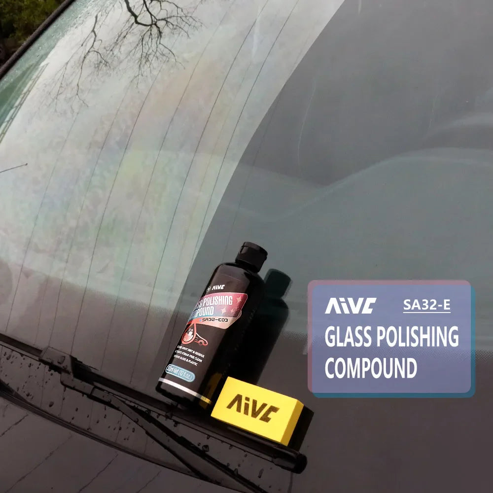 Glass Polishing Compound & Oil Film Remover – Car Windshield Deep Cleaning Paste for Clear Windows & Auto Detailing