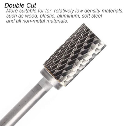 Extra Long 100mm Rotary Rasp File | Carbide Burr Alloy Bits for Metal & Wood Carving | Milling Cutter Drill Abrasive Tool