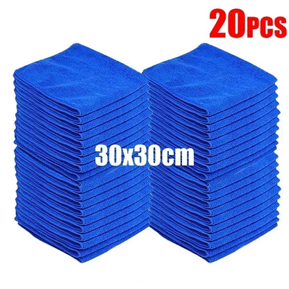 Microfiber Cleaning Cloths – Lint-Free, Reusable, Super Absorbent Towels for Car, Window & General Cleaning