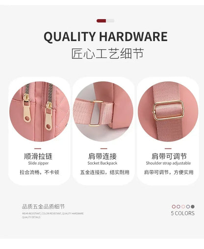 Best-Selling Women's Embroidered Backpack – Crossbody Leisure Shoulder Bag with Composite Fabric