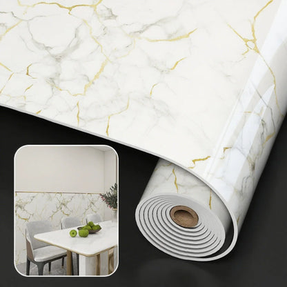 Marble Foam Wall Tile Wallpaper - Self-Adhesive Waterproof Decorative Wall Sticker