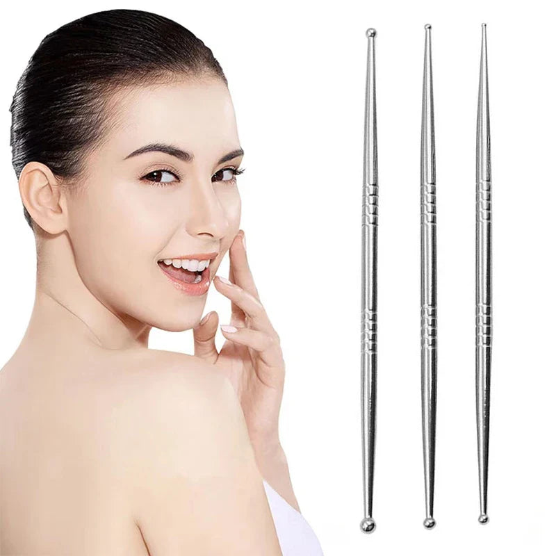 Stainless Steel Manual Acupuncture Pen – Deep Tissue Trigger Point Massage Tool for Pain Relief & Relaxation