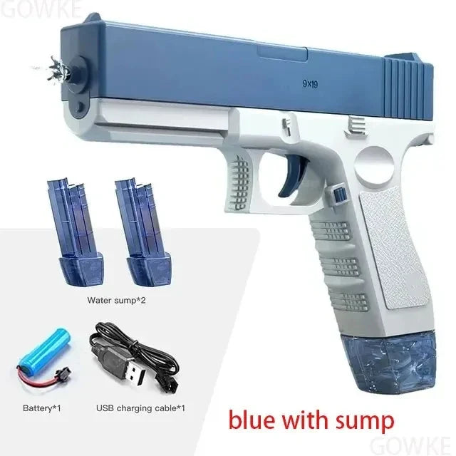 Summer Water Gun - High-Pressure Non-Electric Automatic Water Pistol Beach Toy for Kids