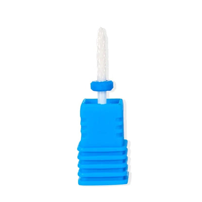 5pcs Ceramic Nail Drill Bit Set - Electric Nail Cutter Bits for Manicure & Pedicure Machine, Nail Accessories & Tools