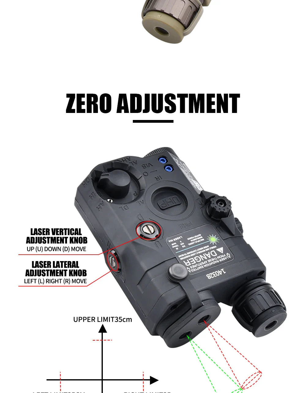 PEQ-15 Tactical SureFire M600C/M300A Flashlight — AR15 Airsoft Dual Control Switch with Red/Green/Blue Laser, Hunting Accessory