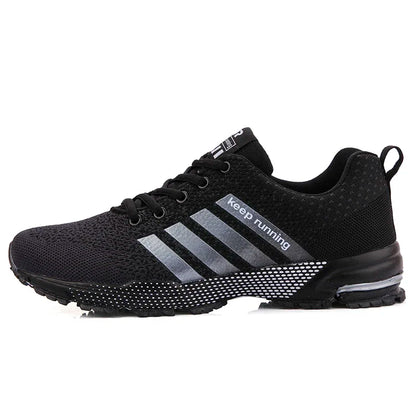 Men’s Air Cushion Running Shoes – Breathable Lightweight Marathon Sneakers for Athletic Training, Comfortable for Women
