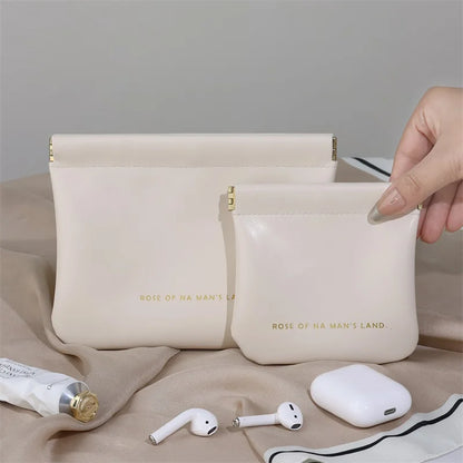 Keep Your Tech Tidy: Automatic Closure Data Cable Storage Bag - Ideal for Wired Earphones, Power Chargers, Mini Portable Digital Devices