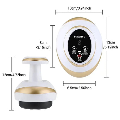 Electric Meridian Massage Brush – Full Body Cupping & Scraping Massager for Abdomen & Back Relief at Home