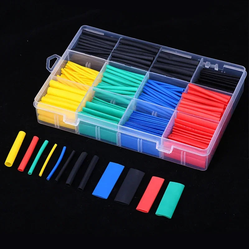 Heat Shrink Tube Kit - Thermoresistant Tubing for Electrical Wire & Cable Insulation and Protection