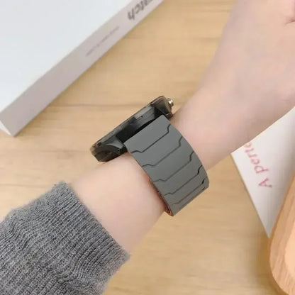 22mm Magnetic Silicone Watch Strap – Replacement Sport Wristband for OnePlus Watch 3/2R/2 & OPPO Watch X/X2/4 Pro 46mm Band