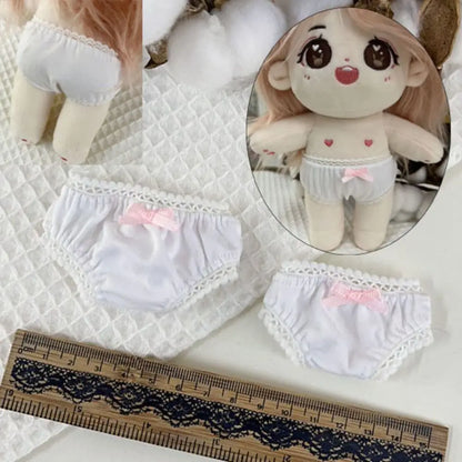15/20cm Cotton Doll Underwear – High-Quality Multistyle Fashion Panties for Dolls