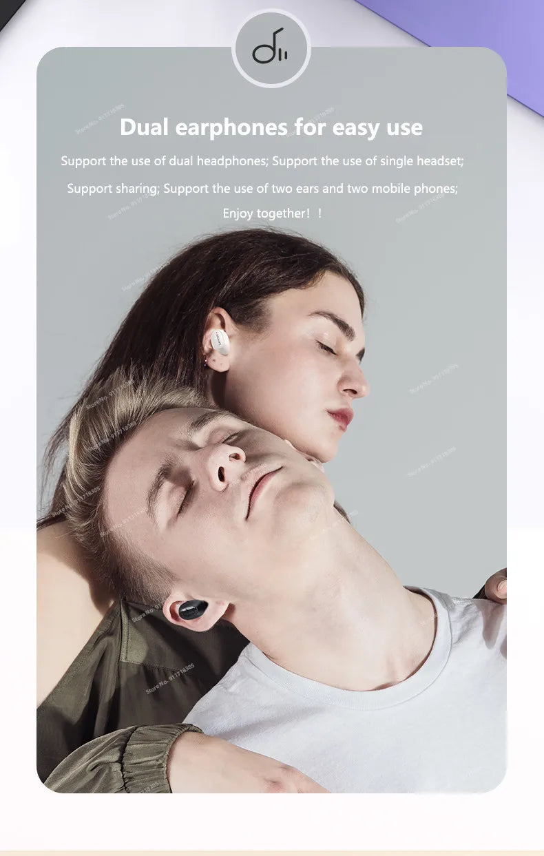 Lenovo XT62 Bluetooth 5.3 Earphones — Wireless TWS HiFi Sport Headset with Noise Reduction, Mic & Touch Control