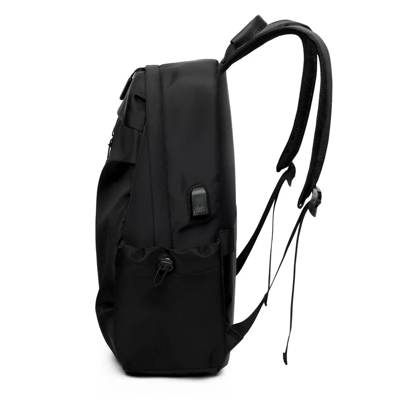 1–14 Inch Large Capacity School Backpack – Unisex Casual Laptop & Sports Travel Bag with Pendant for Men & Women