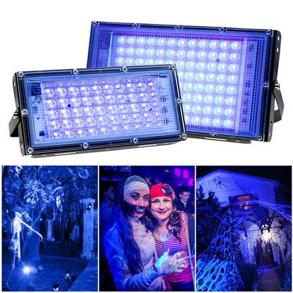 LED UV Curing Lamp — 100W/300W 365nm & 395nm Purple Light for Glue, Resin & Fluorescent Detection