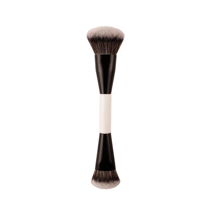 F4 Dual-Ended Makeup Brush – Foundation, Powder, Blush, Contour & Eyeshadow Concealer Brush