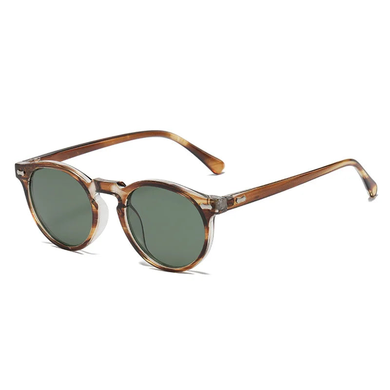 Retro Polarized Sunglasses — Small Round Vintage Shades for Men & Women