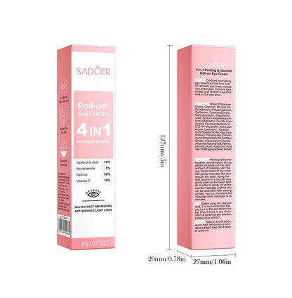 Instant Eye Bag Removal Cream – Collagen, Anti-Wrinkle, Dark Circle & Puffiness Treatment for Firming and Brightening