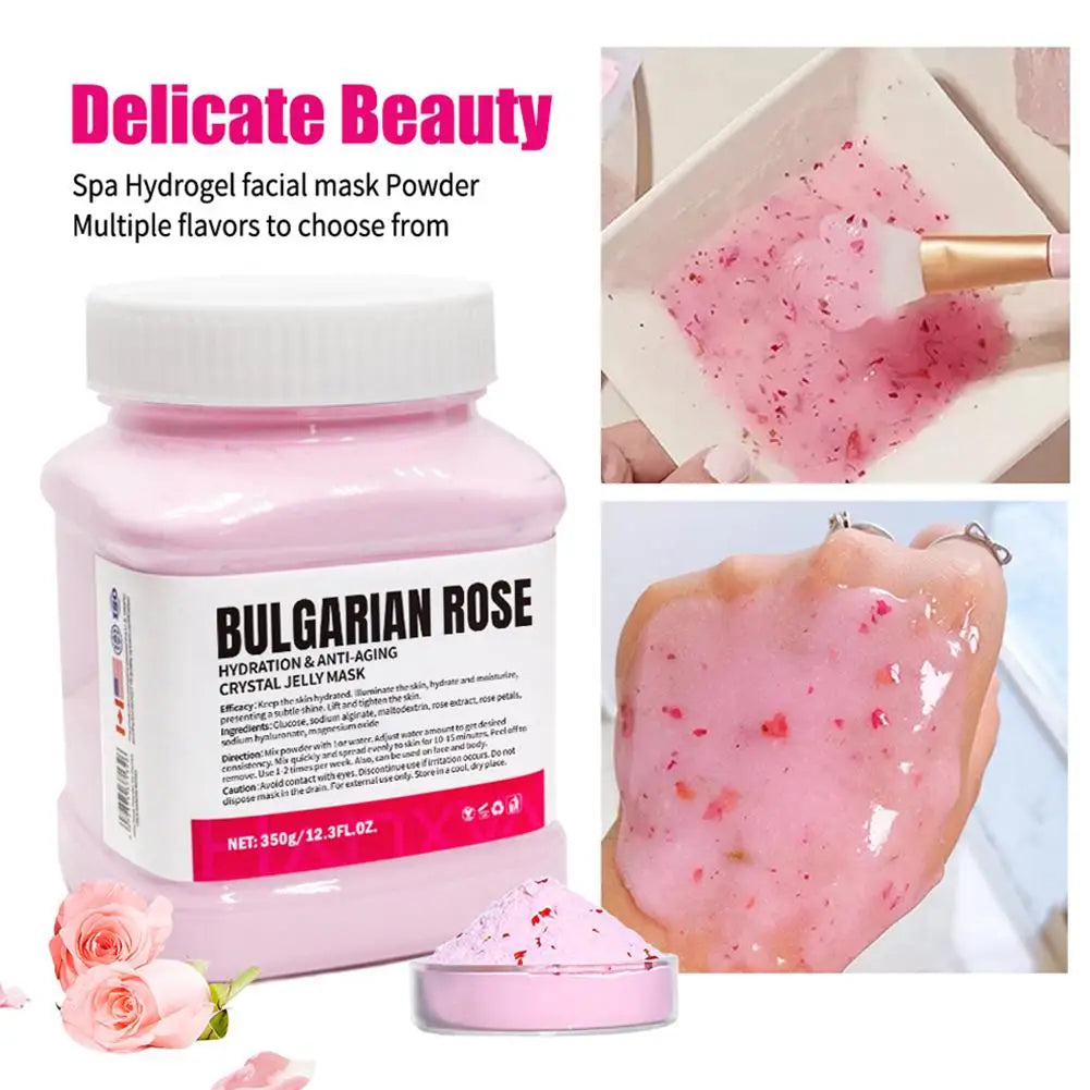 Professional Rose Jelly Face Mask – Hydrating, Nourishing Hydro Jelly Powder Gel Peel-Off Skincare