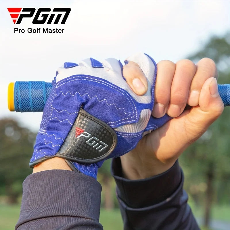 PGM Professional Golf Gloves – Breathable Microfiber, Non-Slip Grip for Club Swing & Putting Training