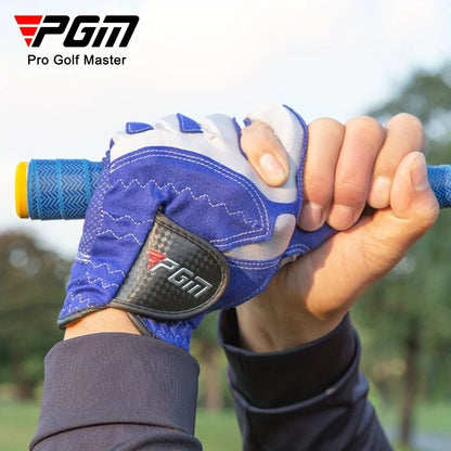 PGM Professional Golf Gloves – Breathable Microfiber, Non-Slip Grip for Club Swing & Putting Training