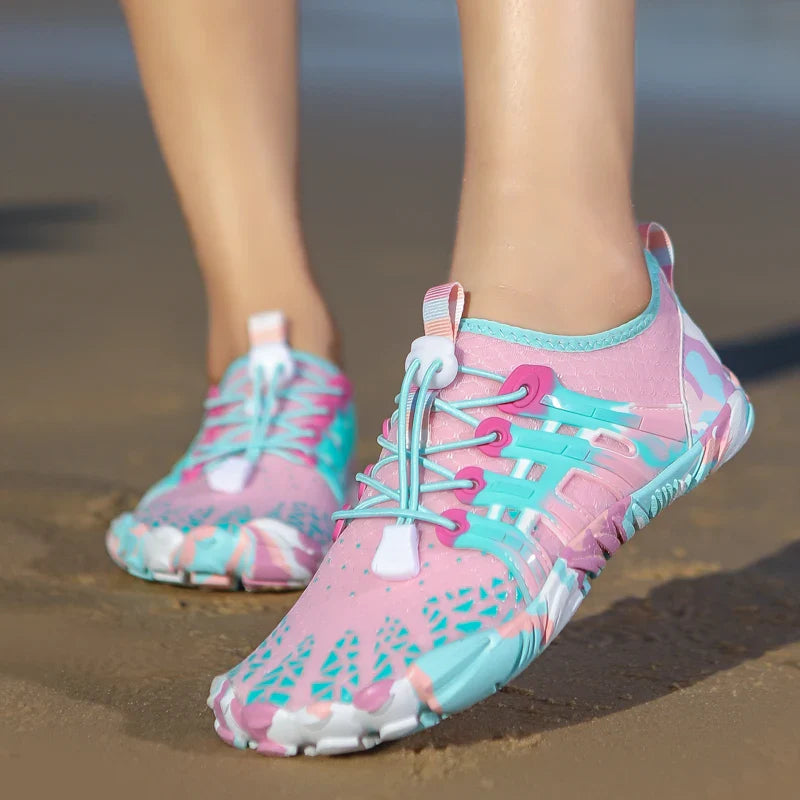 Kids & Adults Summer Aqua Shoes — Anti-Slip Water Beach Sneakers, Sizes 26-41