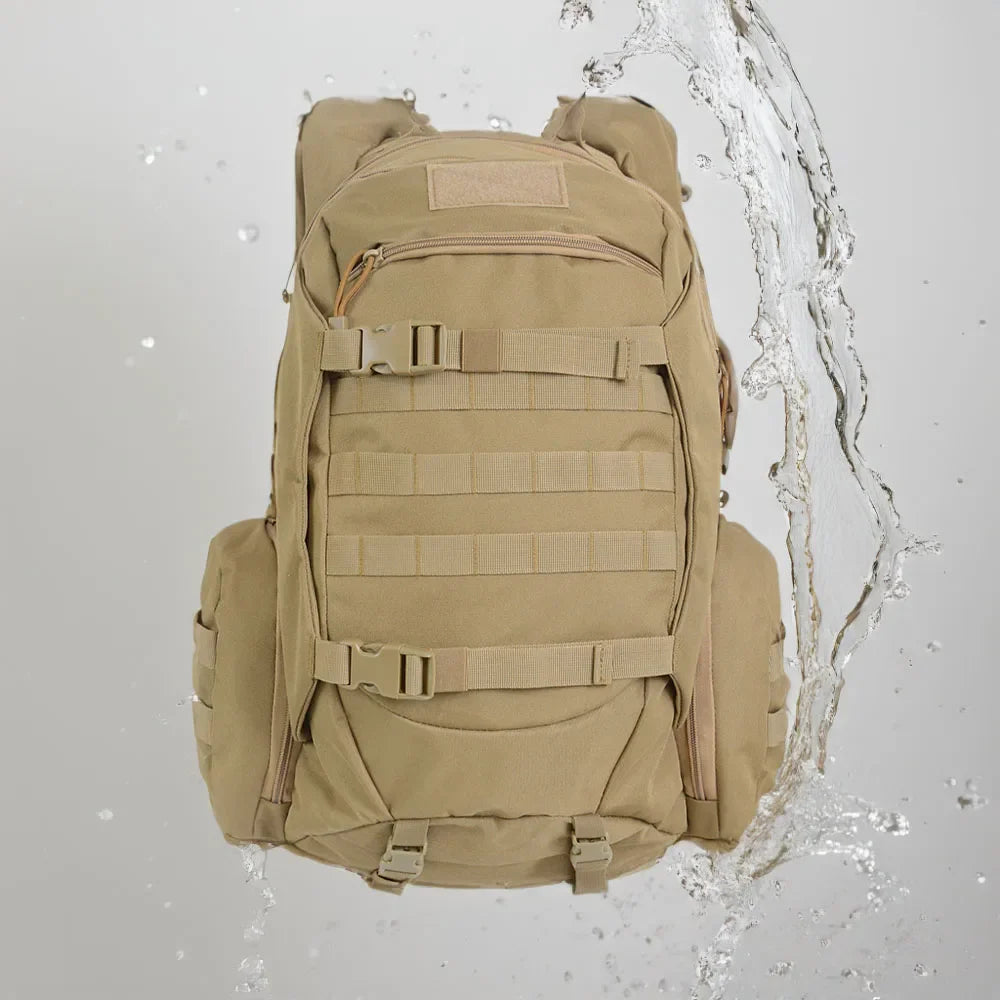 45L Waterproof Tactical Backpack – Outdoor Fishing, Hunting, Hiking & Camping Rucksack