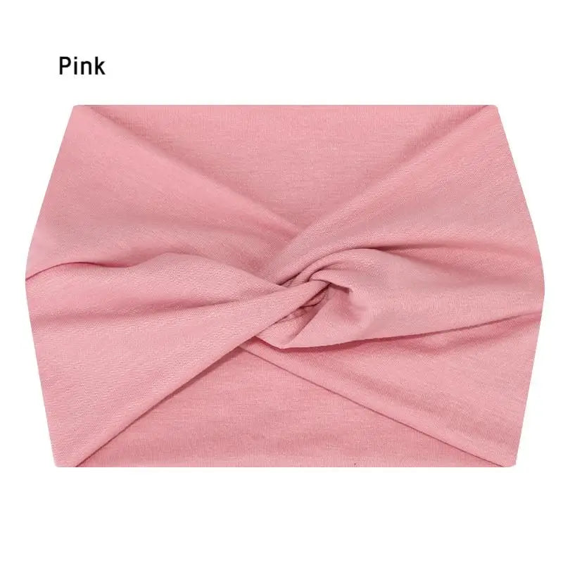 Wide Elastic Headband for Women – Yoga, Pilates, Running & Cycling Sweatband Hairband Turban Makeup Hair Hoop