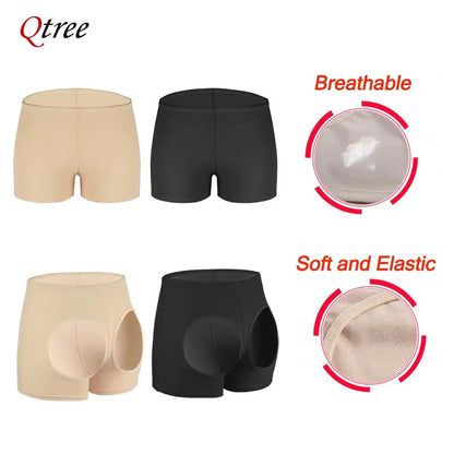 Qtree Butt Lifter Shapewear Shorts for Women – Tummy Control Body Shaper, Booty Enhancer & Waist Trainer Slimming Panties