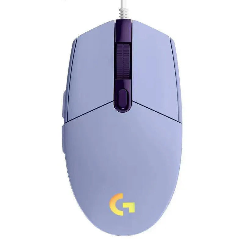 Logitech G102 Wired Gaming Mouse – 8000 DPI RGB Optical Sensor for PC, Mac & Laptop