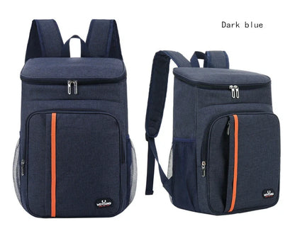 18L Portable Thermal Lunch Bag – Durable Waterproof Insulated Cooler for Food, Camping, and Outdoor Ice Storage Backpack