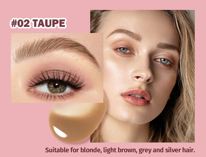 Wild 3D Eyebrow Pencil – Square Angled Brush Velvet Brow Dye Cream, Waterproof & Anti-Smudge Tint Pen