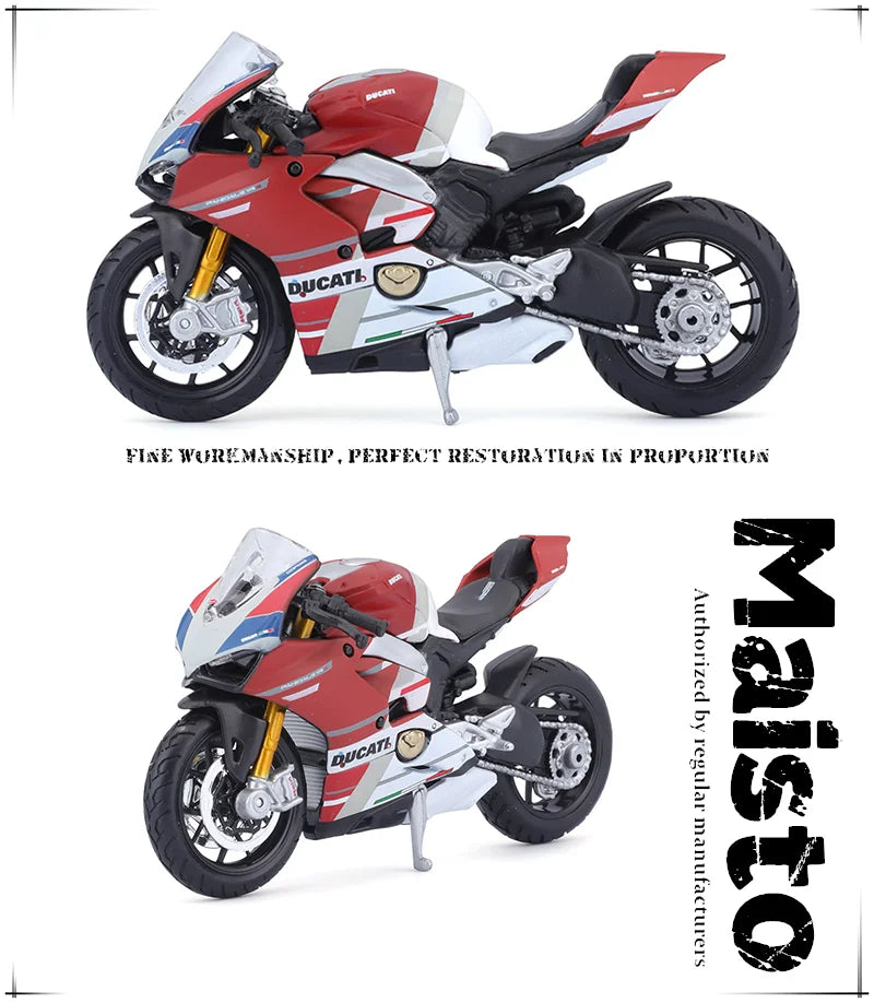 Maisto 1:18 Alloy Motorcycle Model – Yamaha MT-07/MT-10, Ducati, Kawasaki, KTM, Suzuki, BMW