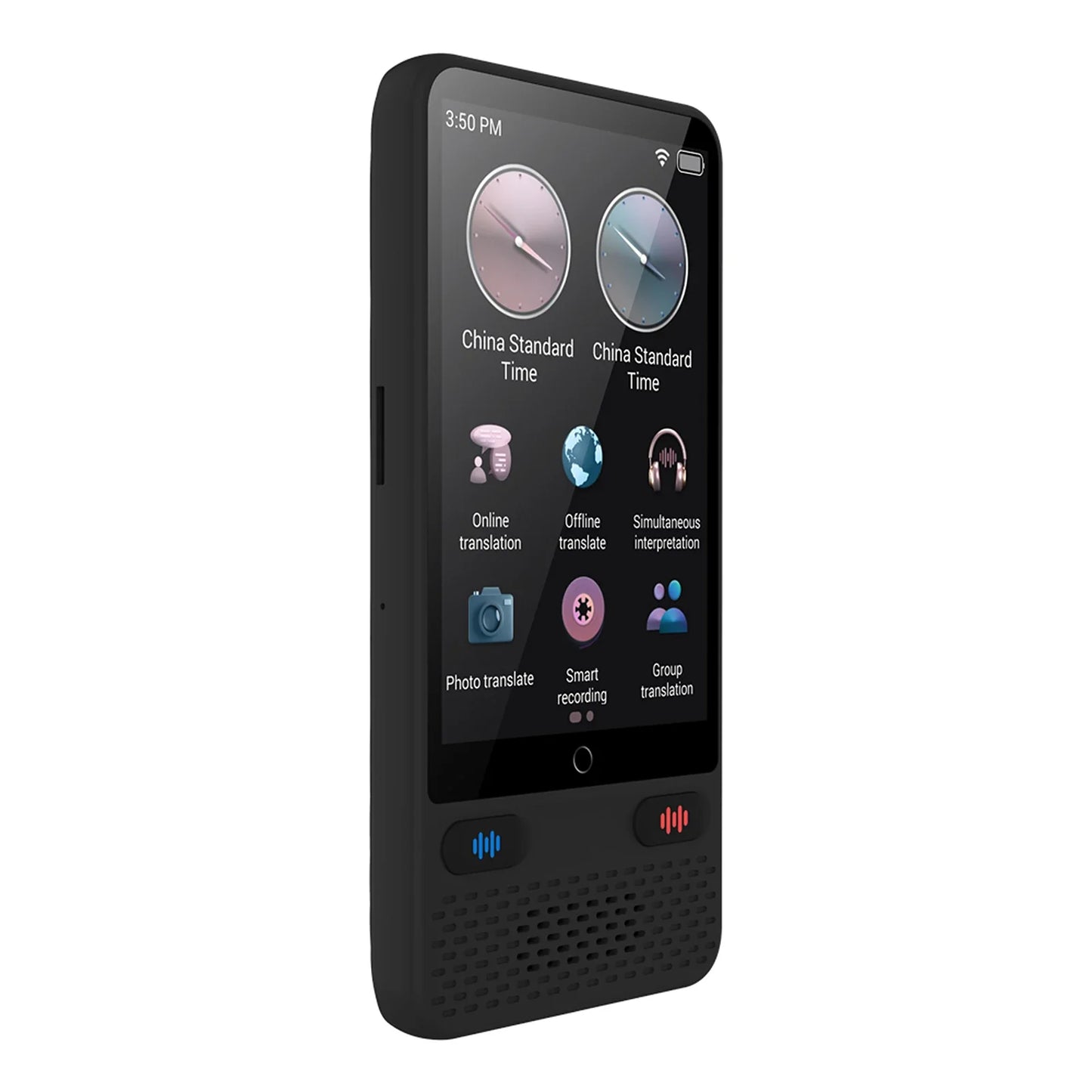 Portable S85 Language Translator Device - 138 Languages, Voice & Offline Translation, Video Recording Support