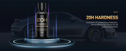Graphene Ceramic Coating 20H/12H — Self-Healing UV Protection Car Detailing Coating for Long-Lasting Shine