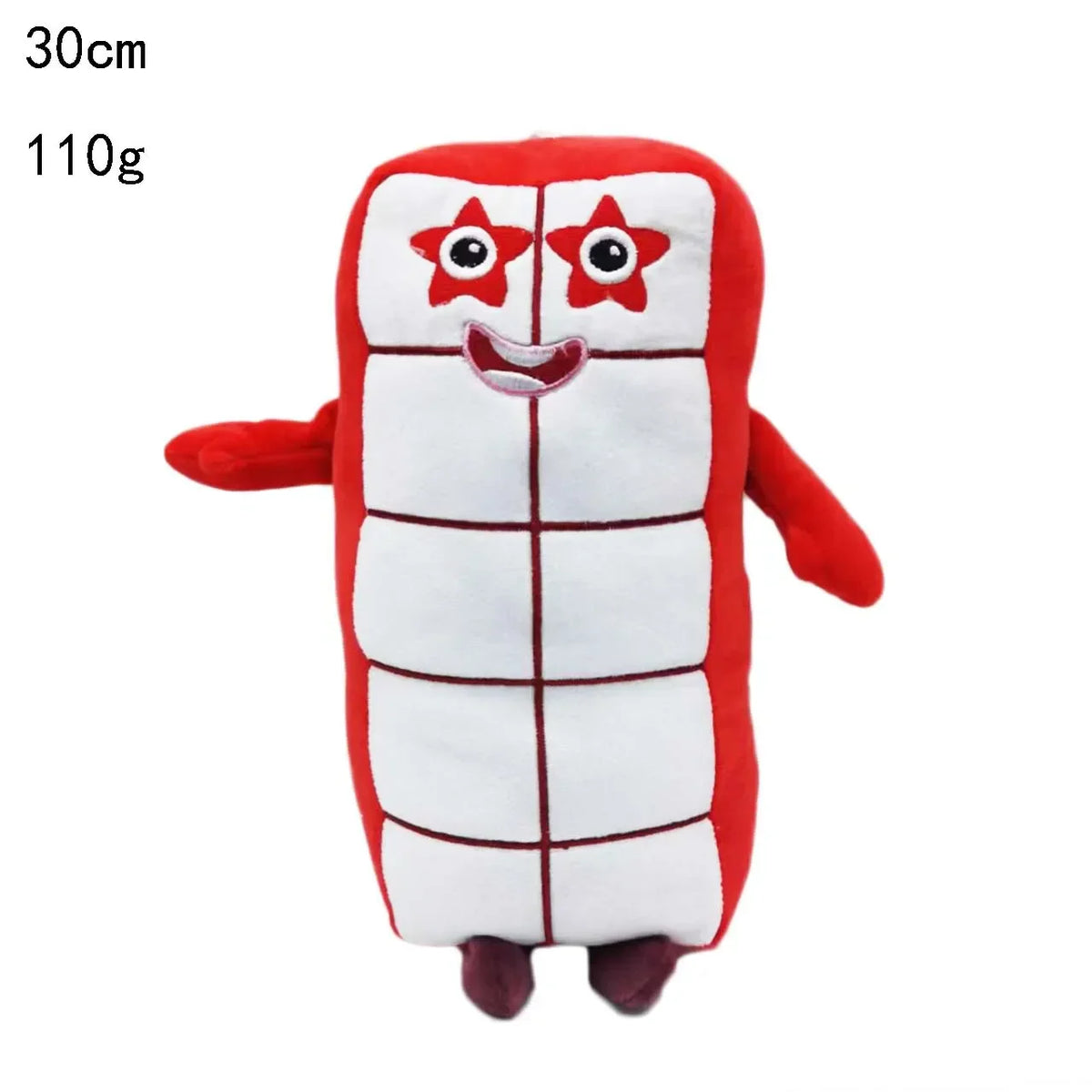 14–30cm Numbers Plush Toy Set – Cartoon Educational Stuffed Dolls for Kids & Baby Gifts