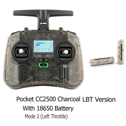 Radiomaster Pocket Hall Gimbal Portable RC Transmitter with Built-in LED Light & Foldable Antenna