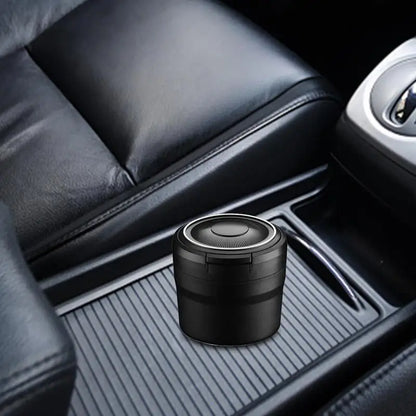 Car Ashtray Garbage Coin Storage with LED Light | Portable Detachable Vehicle Ashtray Holder | Interior Parts