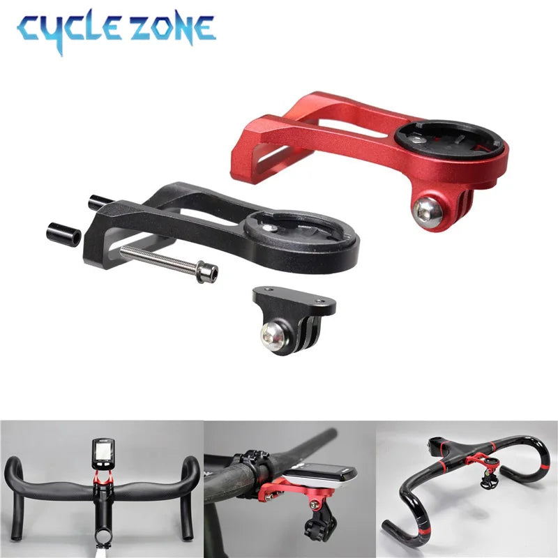 3-in-1 Bicycle Speedometer Stand – Aluminium Alloy MTB Handlebar Mount for GARMIN Edge GPS & GoPro