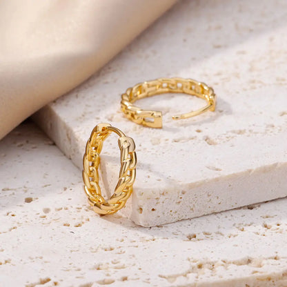 2024 Stainless Steel Square Earrings – Trendy Fashion Jewelry for Women & Girls
