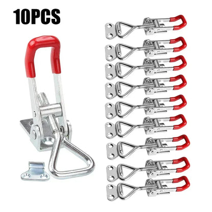 2/4/8/10Pcs Adjustable Toolbox Case - Metal Toggle Latch Clasp, Quick Release Clamp & Anti-Slip Push-Pull Toggle Clamp Tools