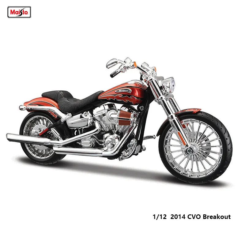 Maisto 1:12 Harley Davidson 2017 Road King Special – Classic Die-Cast Motorcycle Model Collectible Toy Gift