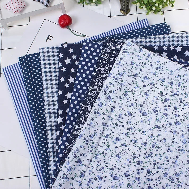 Printed Cotton Fabric Squares 25×25cm — Sewing, Quilting, Patchwork & DIY Handmade Craft Material